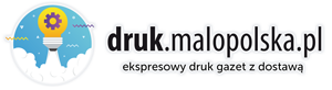 logo Logo drukarni druk.malopolska.pl - profesjonalna drukarnia gazet i prasy